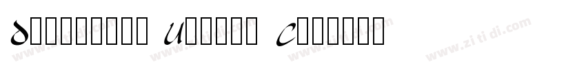 Dalelands Uncial Con字体转换